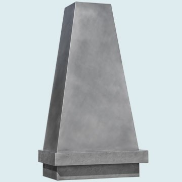 Custom Zinc Range Hoods Pyramid 5400