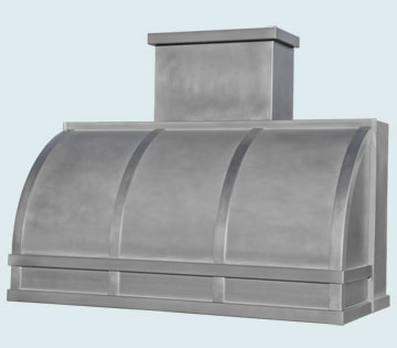 Custom Zinc Range Hoods Single Roll 5411