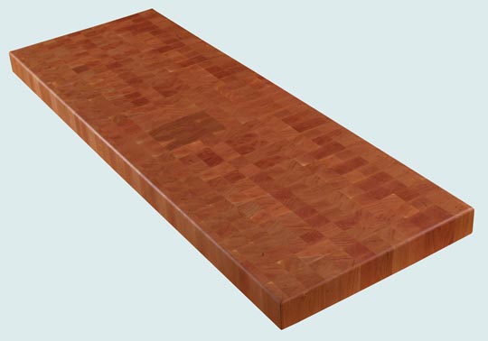 Handcrafted-Cherry-Wood Countertop-End grain Cherry