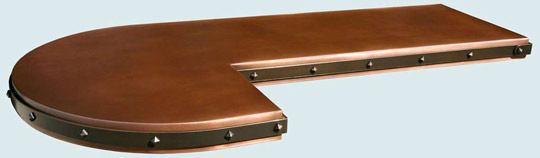 Custom Copper Countertops #3790 