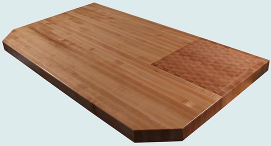 Handcrafted-Hard Maple-Wood Countertop-Hard Maple