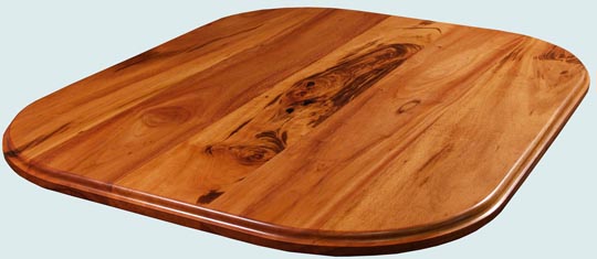 Handcrafted-Tigerwood-Wood Countertop-Face grain Tigerwood