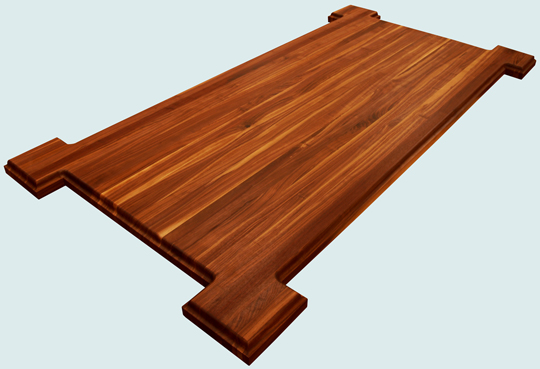 Handcrafted-Walnut-Wood Countertop-Walnut